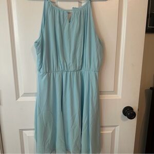 Light Blue Sleeveless Dress